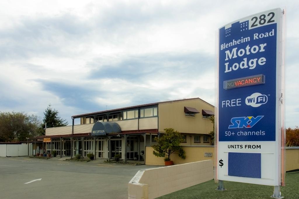 Blenheim Road Motor Lodge Christchurch Kültér fotó